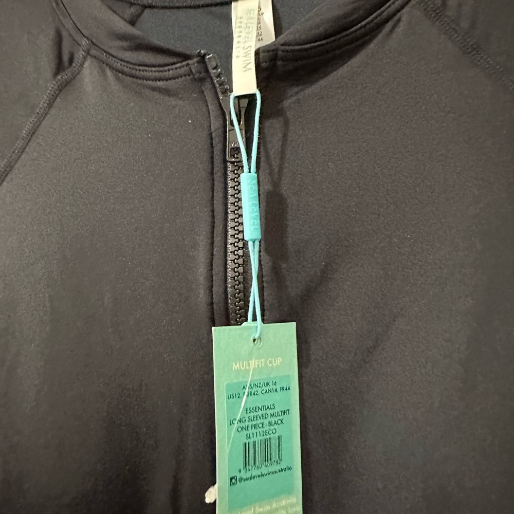 NWT Sea Level Zippered Long Sleeve One-Piece Swimsuit - Picture 9 of 14